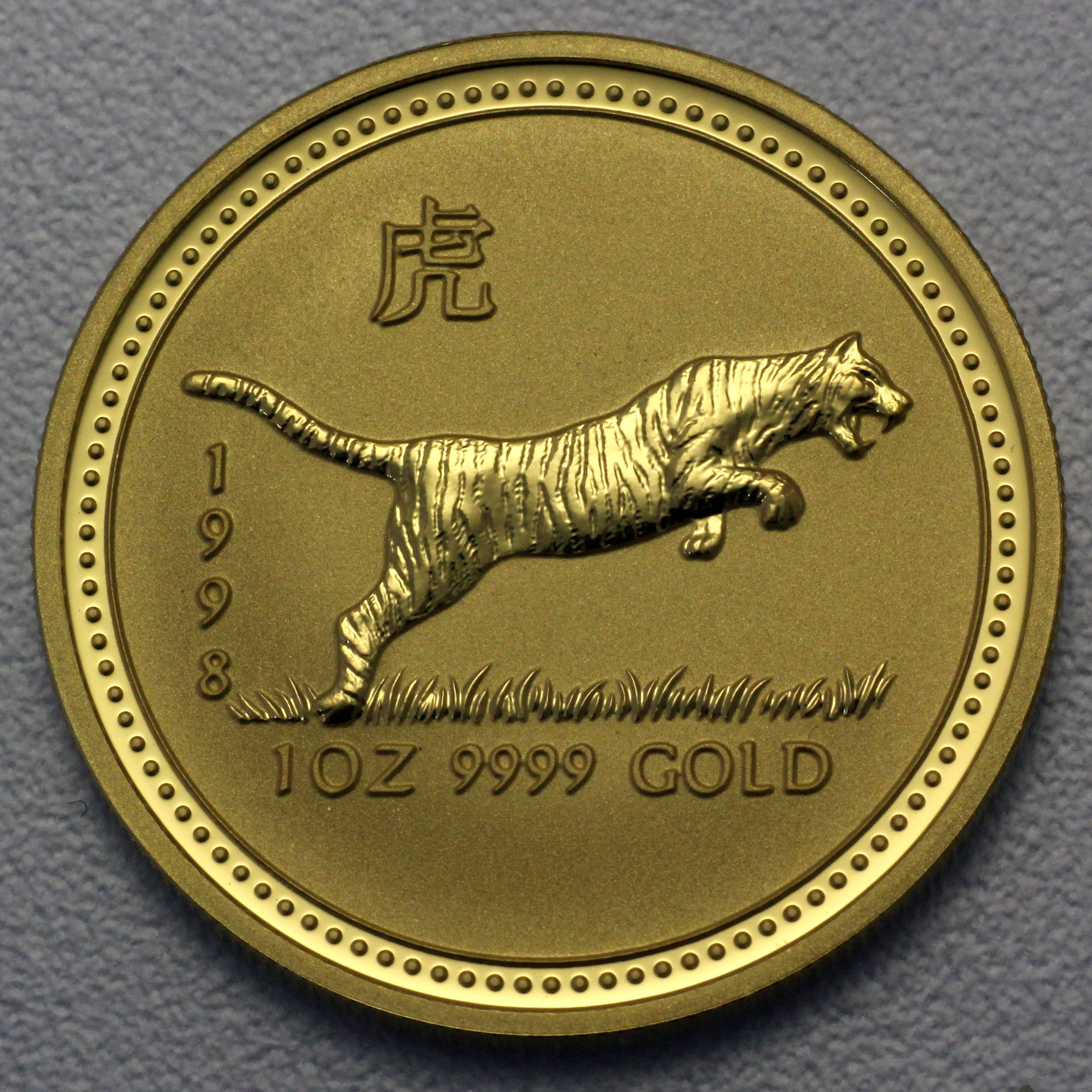 Goldmünze 1oz "Tiger" 1998 Lunar I – Year of the Tiger (Australien) - Hauptansicht