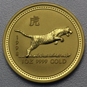Goldmünze 1oz "Tiger" 1998 Lunar I – Year of the Tiger (Australien) - Hauptansicht