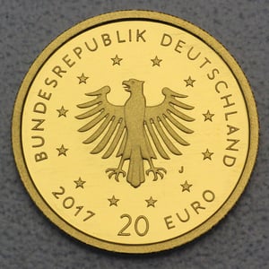 Goldmünze 20 Euro "Pirol" 2017 Heimische Vögel (Deutschland) - Miniaturansicht 2
