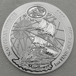 Silbermünze 1oz "Mayflower" 2020 Nautical Ounce 19% (Ruanda) - Hauptansicht