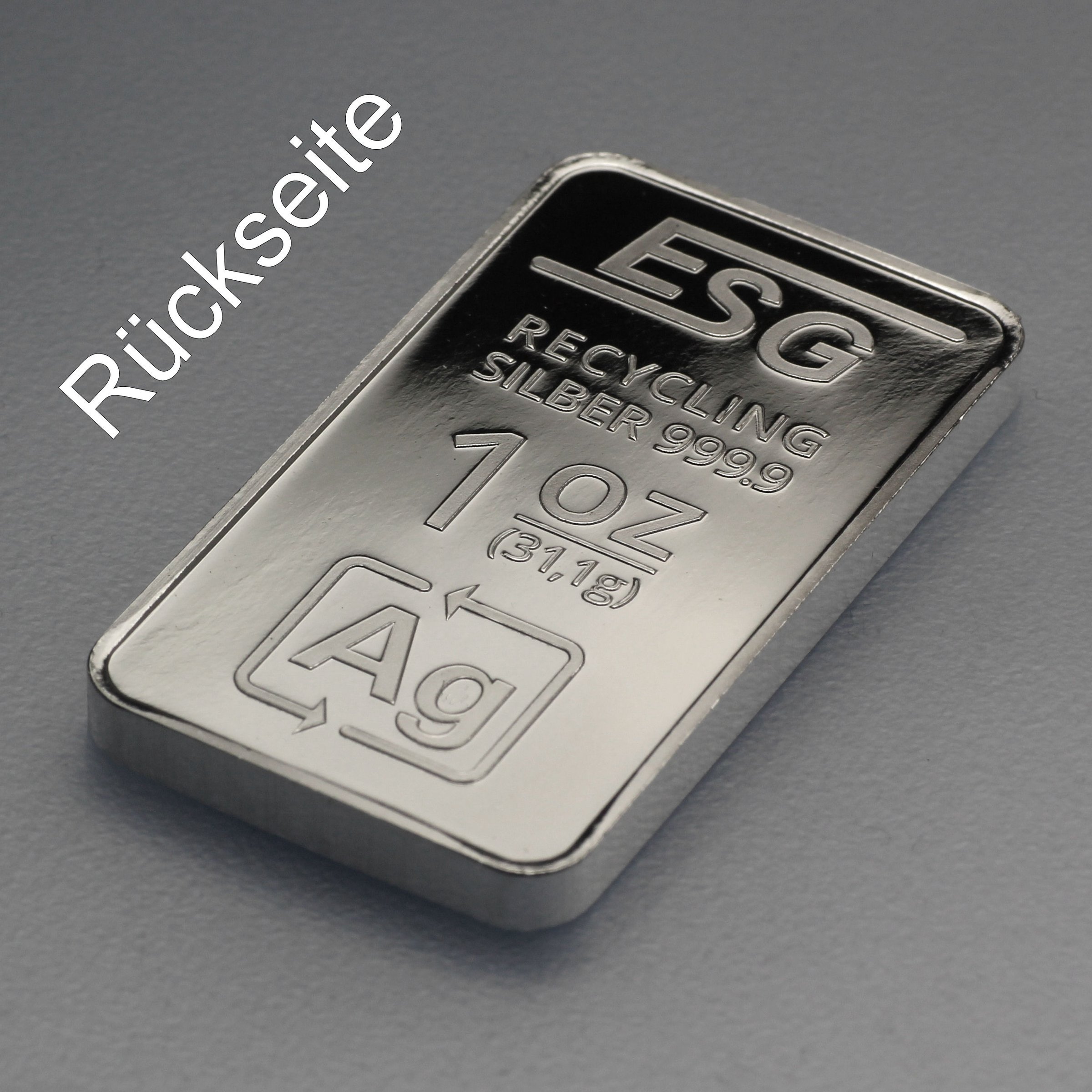 Silberbarren 1oz "Weihnachts-Rentier" ESG - Detailansicht 1