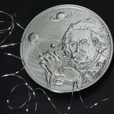 Silbermünze 1oz "Albert Einstein" 2022 Icons of Inspiration (Niue) - Miniaturansicht 5