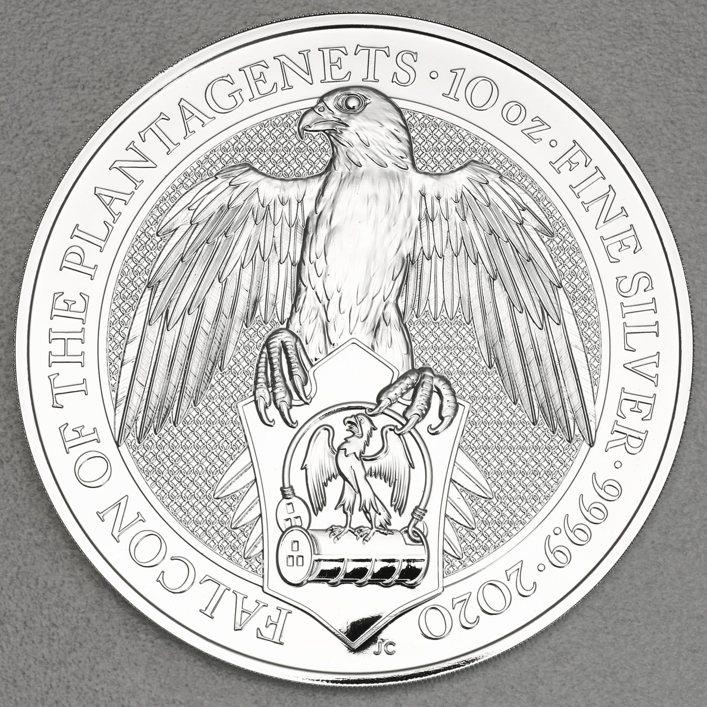 Silbermünze 10oz "Falcon of the Plantagenets" 2020 The Queen s Beasts (Großbritannien) - Hauptansicht