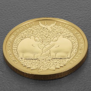 Goldmünze 1oz "Caritas Omnia Potest" 2025 Ottifanten – Rüsselfanten (Tuvalu) - Miniaturansicht 3