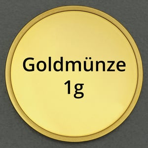 Goldmünze 1g "Anlagegoldmünze" (diverse Hersteller) - Hauptansicht