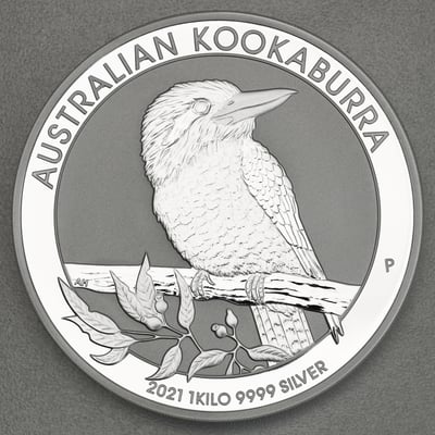 Silbermünze 1kg "Kookaburra" 2021 (Australien) - Miniaturansicht 1