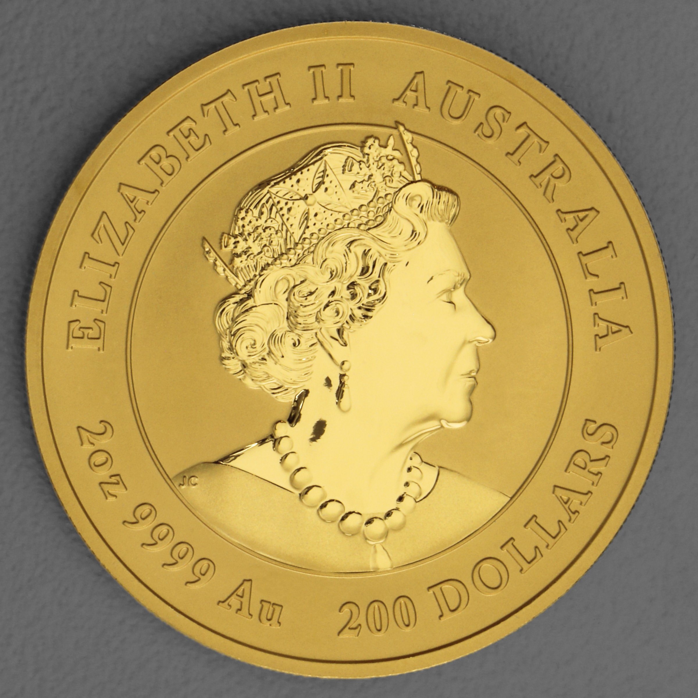 Goldmünze 2oz "Hase" 2023 Lunar III – Year of the Rabbit (Australien) - Detailansicht 1