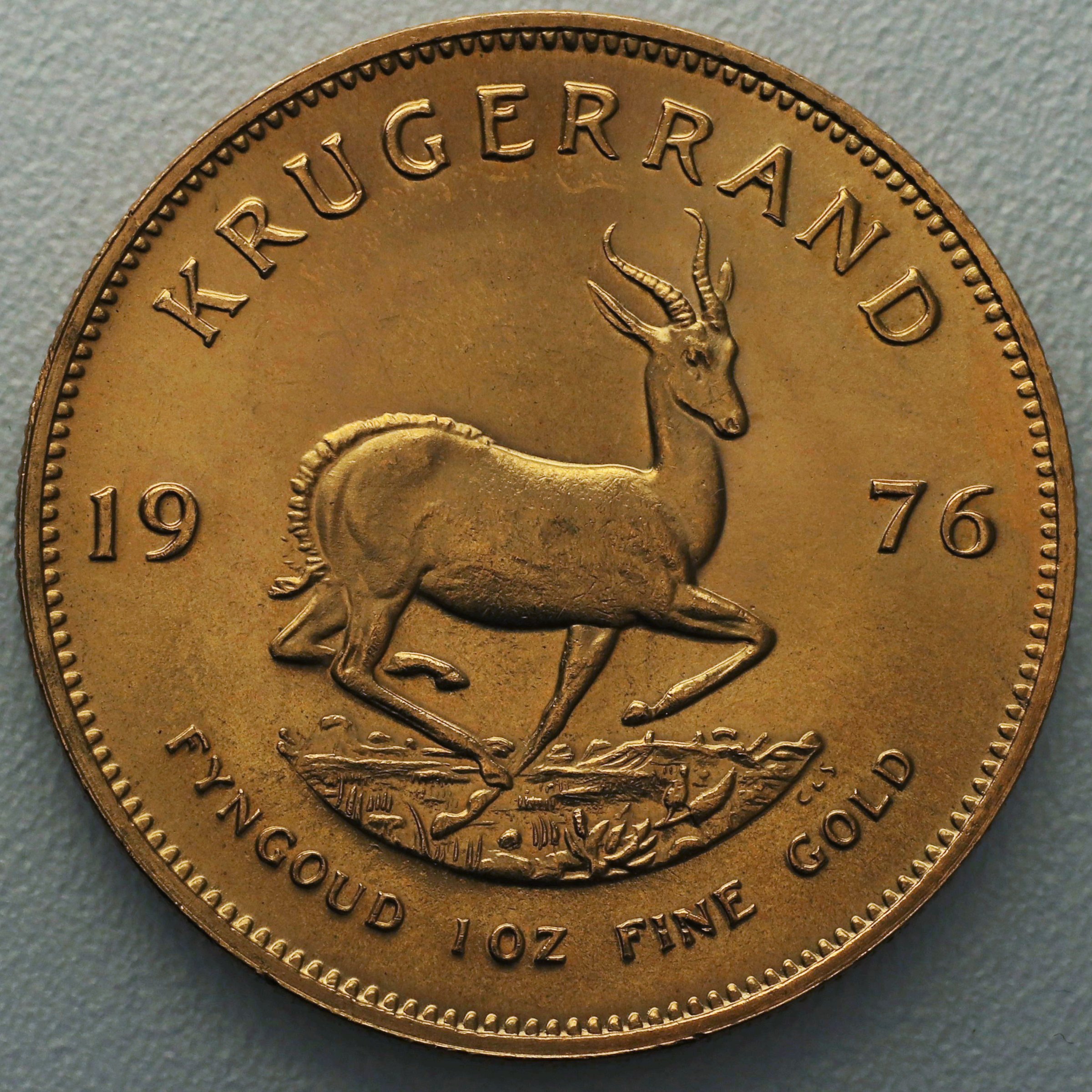 Goldmünze 1oz "Krügerrand" 1976 (Südafrika) - Hauptansicht