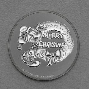 Silbermünze 1oz "Mickey Mouse Christmas" 2021 Disney (Niue) - Hauptansicht
