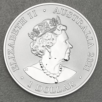 Silbermünze 1oz "Känguru" 2021 Royal Australian Mint (Australien) - Miniaturansicht 2