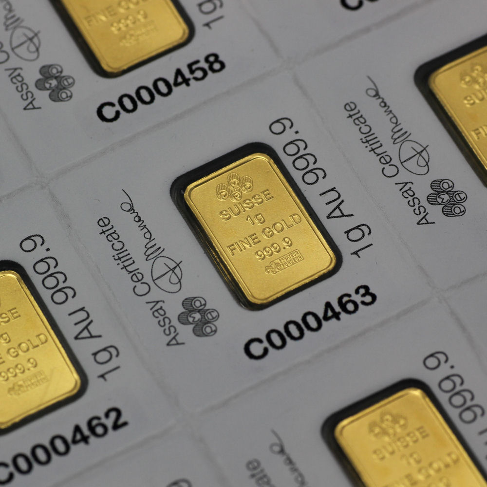 Goldbarren "Multigram" (25x 1g Gold) PAMP - Detailansicht 5