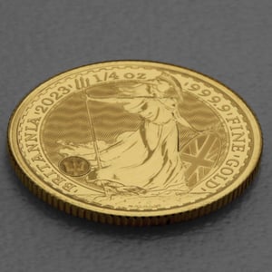 Goldmünzen 2 x 1/4oz "Britannia" 2023 Set – Mother & Son (Großbritannien) - Miniaturansicht 11