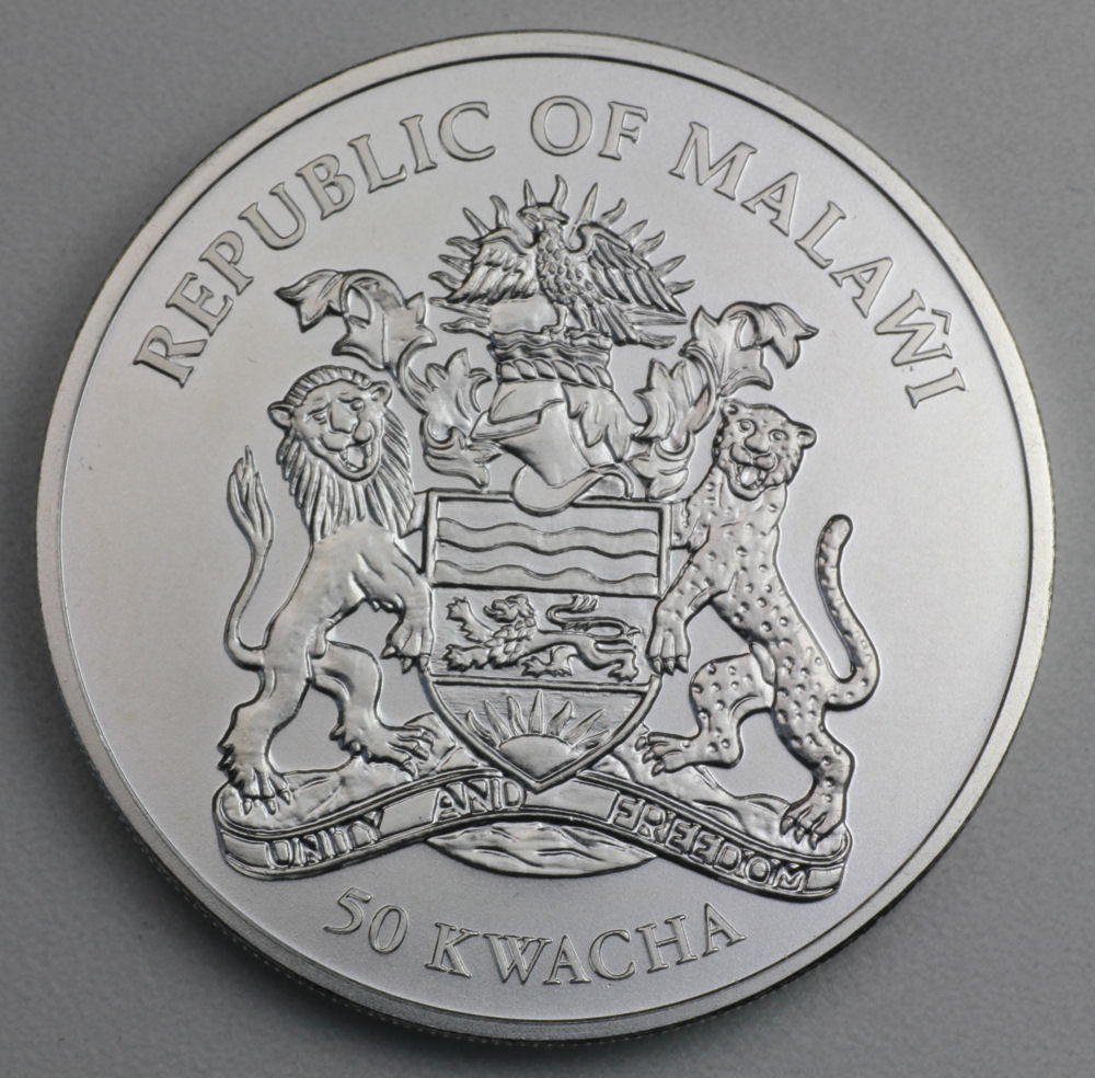 Silbermünze 1oz "Springbock" 2010 (Malawi) - Detailansicht 1