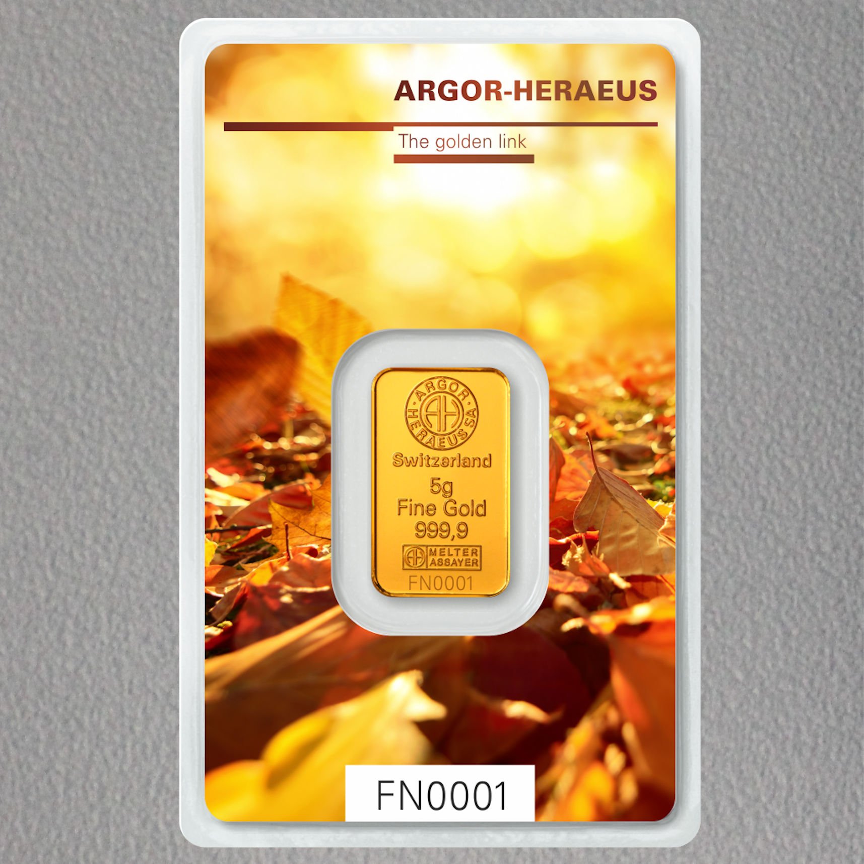 Goldbarren (4x 5g) "Following Nature" ARGOR - Detailansicht 1