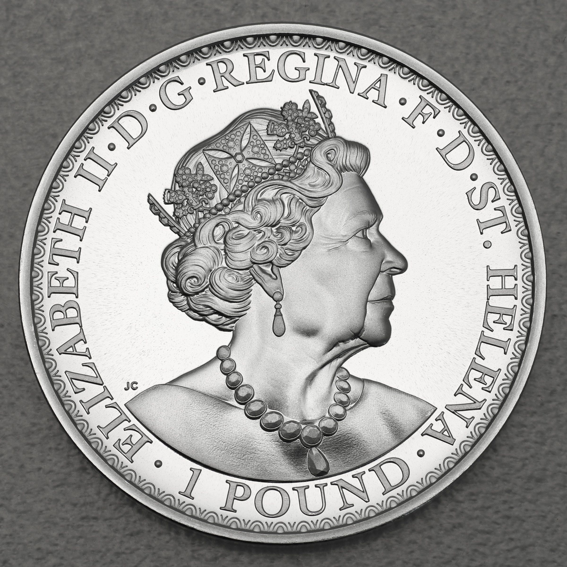 Silbermünze 1oz "Una and the Lion" 2021 (St. Helena) - Detailansicht 1