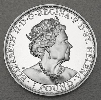 Silbermünze 1oz "Una and the Lion" 2021 (St. Helena) - Miniaturansicht 2