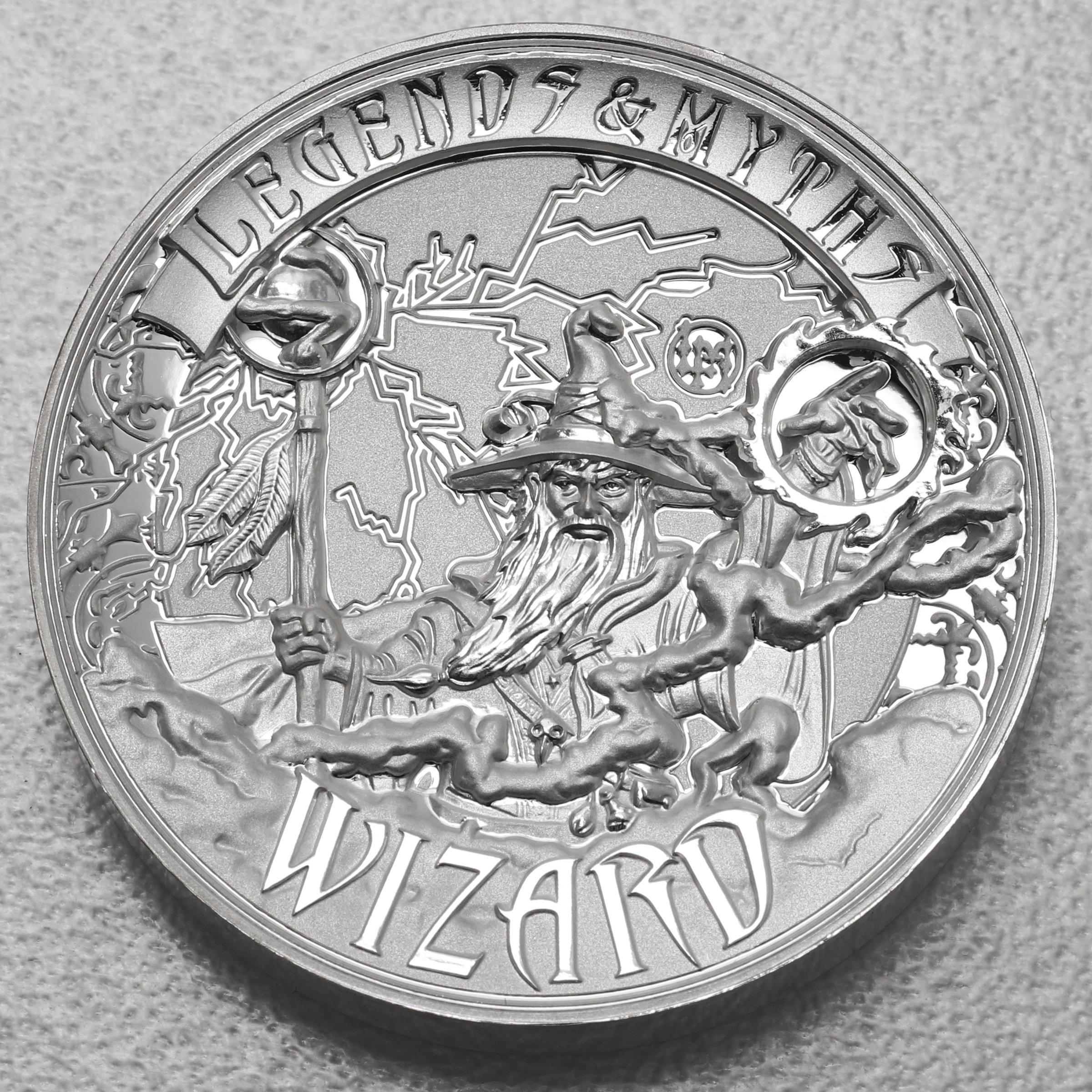 Silbermünze 2oz "Wizard" 2017 (HR/PP) Legends and Myths (Salomonen) - Hauptansicht