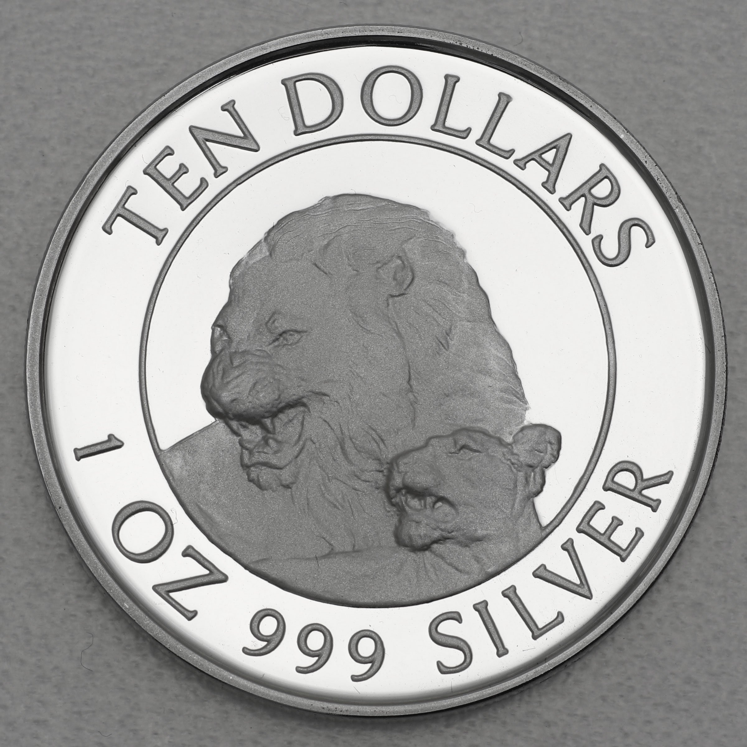 Silbermünze 1oz "Löwe" 1996 Big Five (Simbabwe) - Hauptansicht