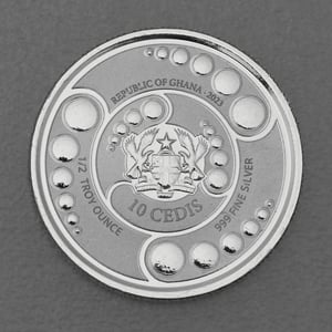 Silbermünze 1/2oz "Alien" 2023 (Ghana) - Miniaturansicht 2
