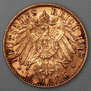 Goldmünze 10 Mark "Wilhelm II." 1907-A J.251 (Preußen) - Miniaturansicht 2