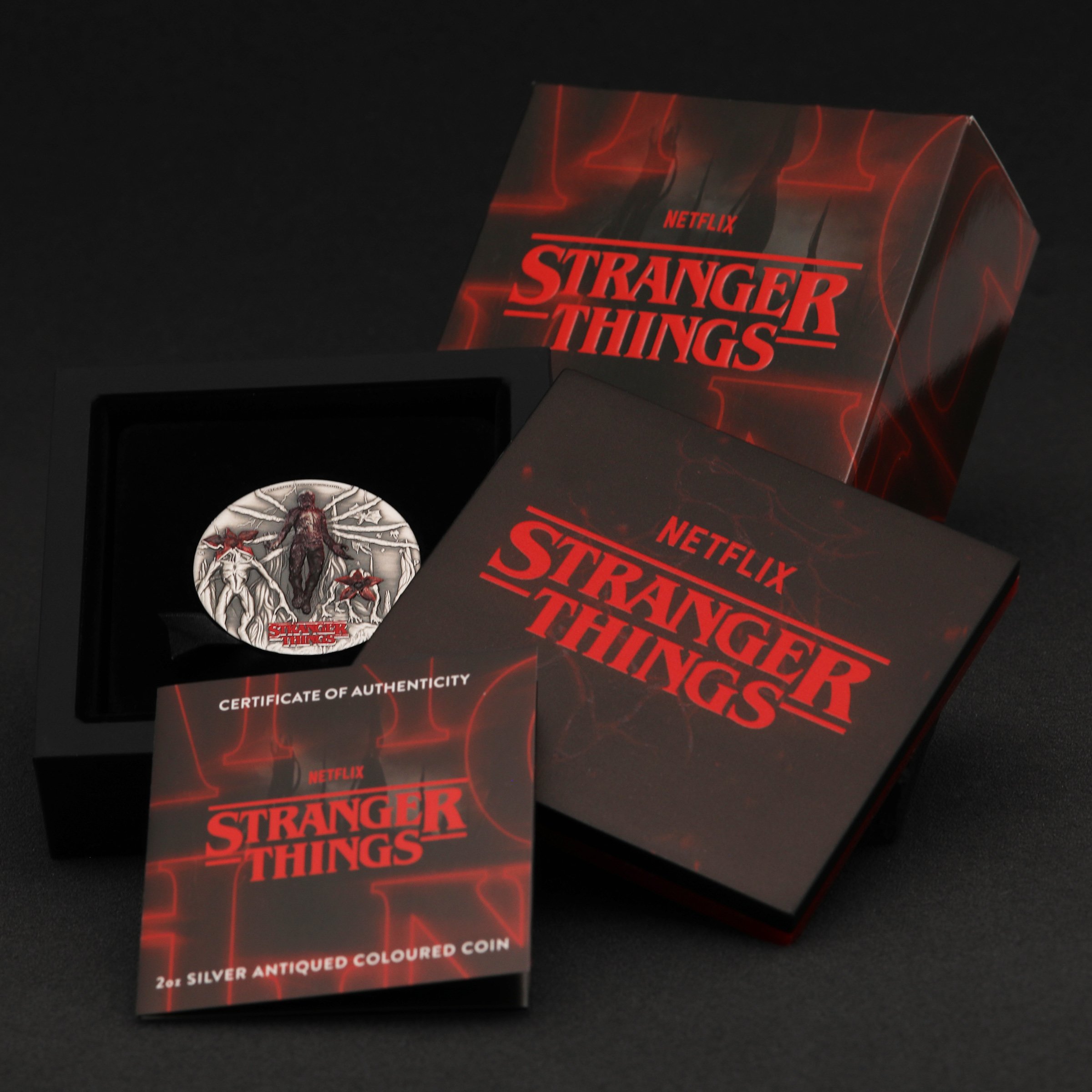Silbermünze 2oz "Villains" 2026 (AF/koloriert) Stranger Things (Tuvalu) - Detailansicht 4