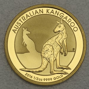 Goldmünze 1/2oz "Känguru" 2016 (Australien) - Hauptansicht