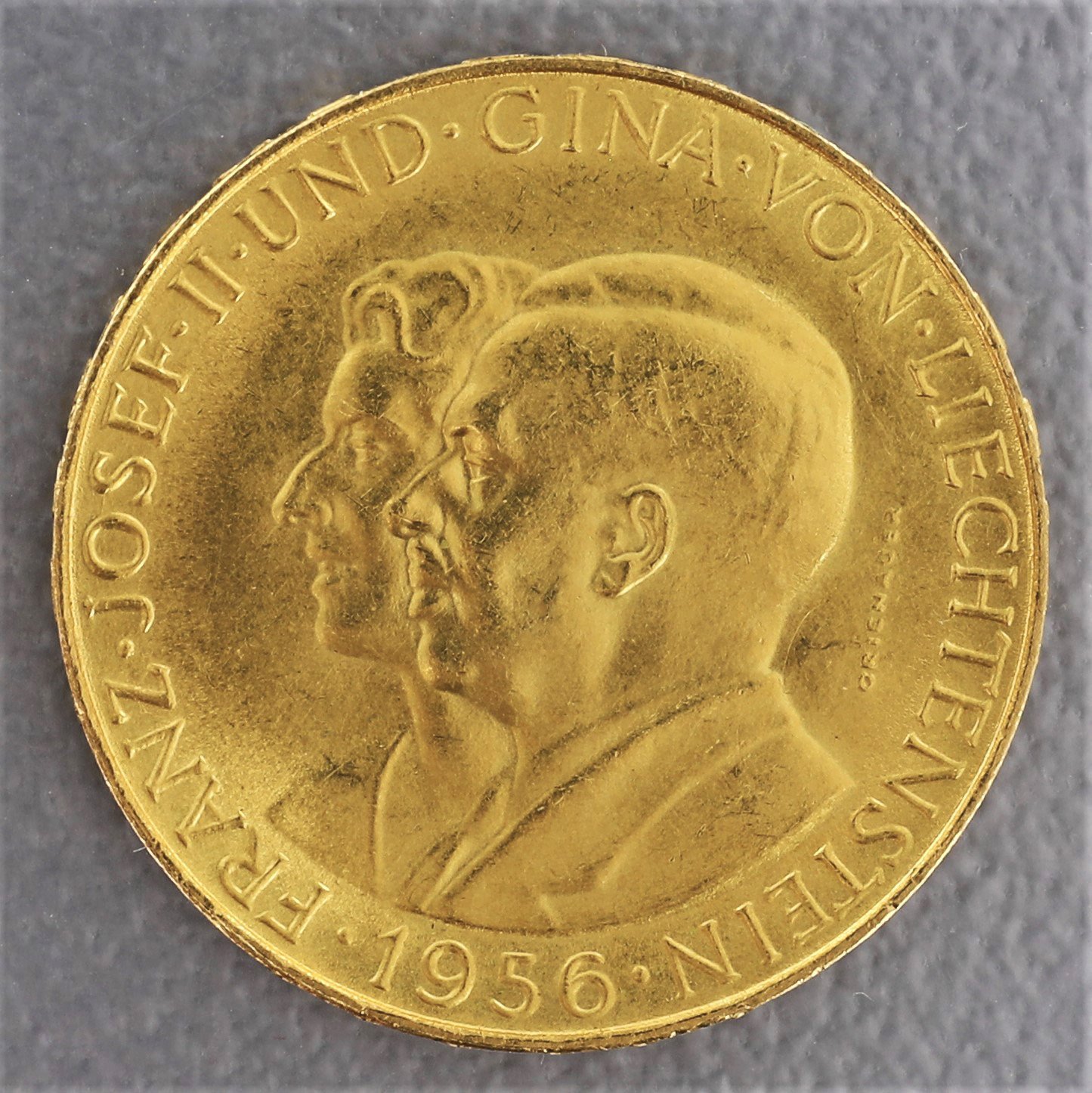 Goldmünze "25 Franken" (Liechtenstein) - Hauptansicht