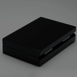 Luxus-Geschenkbox "Hochglanz schwarz" (15x10cm) - Miniaturansicht 2