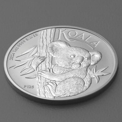Silbermünze 1oz "Koala" 2024 diff. (Australien) - Miniaturansicht 3