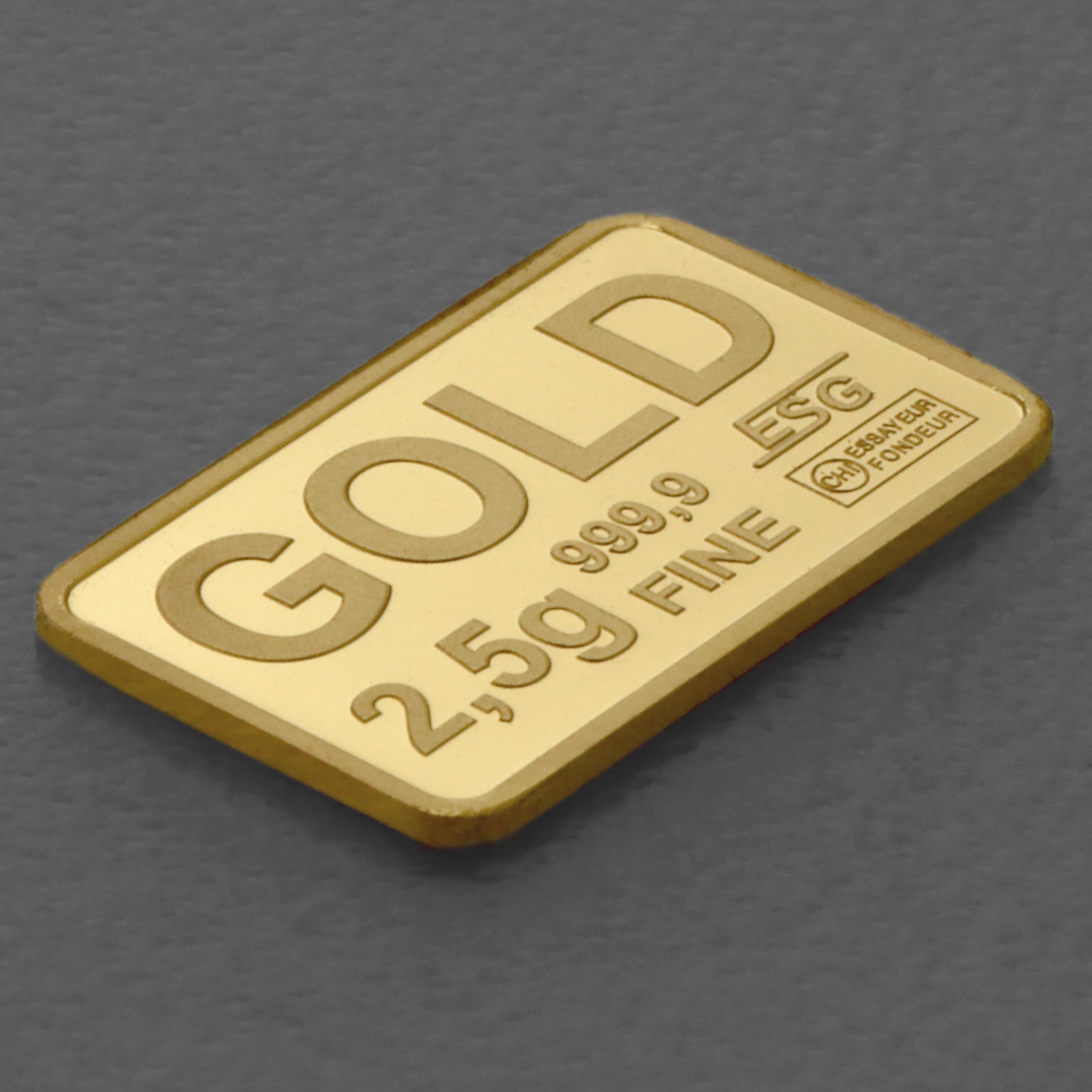 Goldbarren 2,5g Gravur "Ich Liebe Dich" - Detailansicht 3