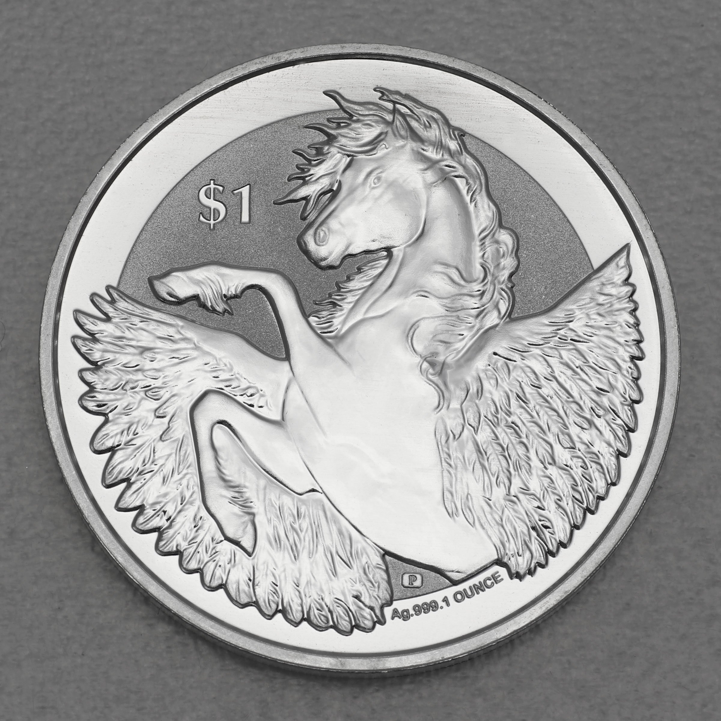 Silbermünze 1oz "Pegasus" 2019 (Britische Jungferninseln) - Hauptansicht