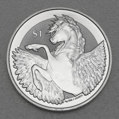 Silbermünze 1oz "Pegasus" 2019 (Britische Jungferninseln) - Miniaturansicht 1