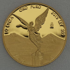 Goldmünzen "Libertad" 2019 (PP) Set – 5-teilig (Mexiko) - Miniaturansicht 4