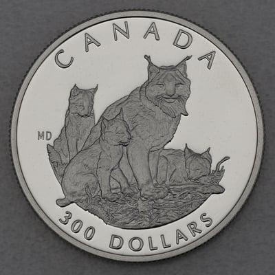 Platinmünze 1oz "Lynx"" 1995 Wildlife Canada (Kanada) - Miniaturansicht 1