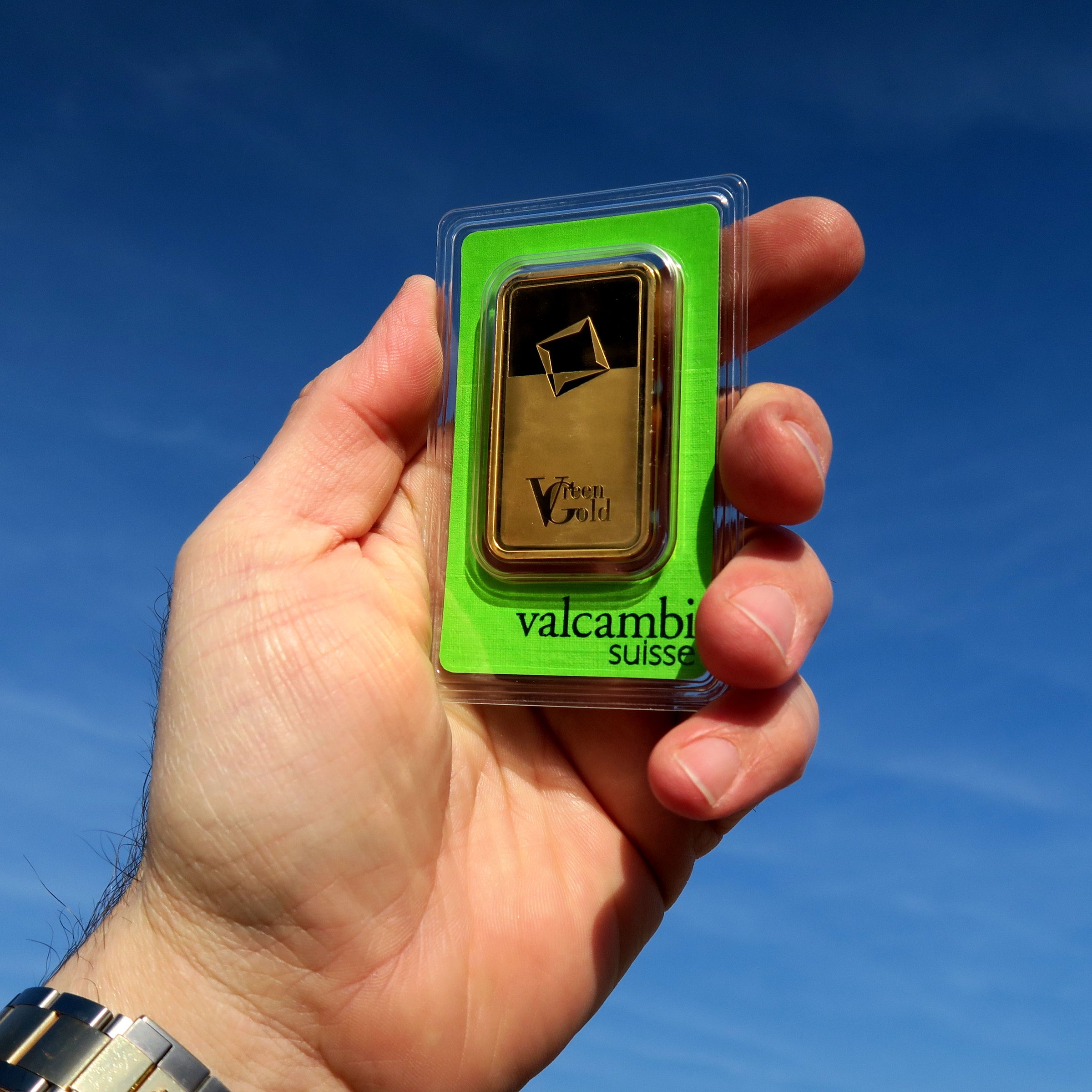 Goldbarren 100g "Green Gold" VALCAMBI (999,9 Au) - Detailansicht 6