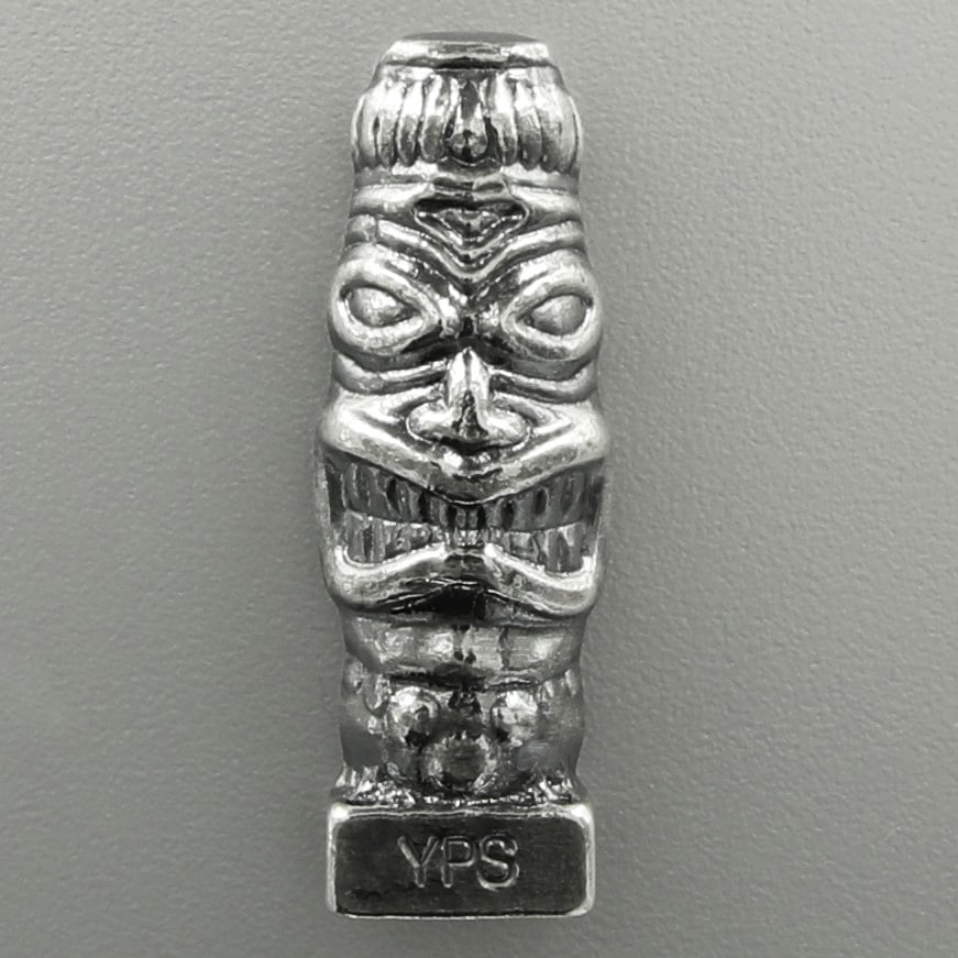 Silber 3-D Barren "Tiki" 100g, Patina - Hauptansicht