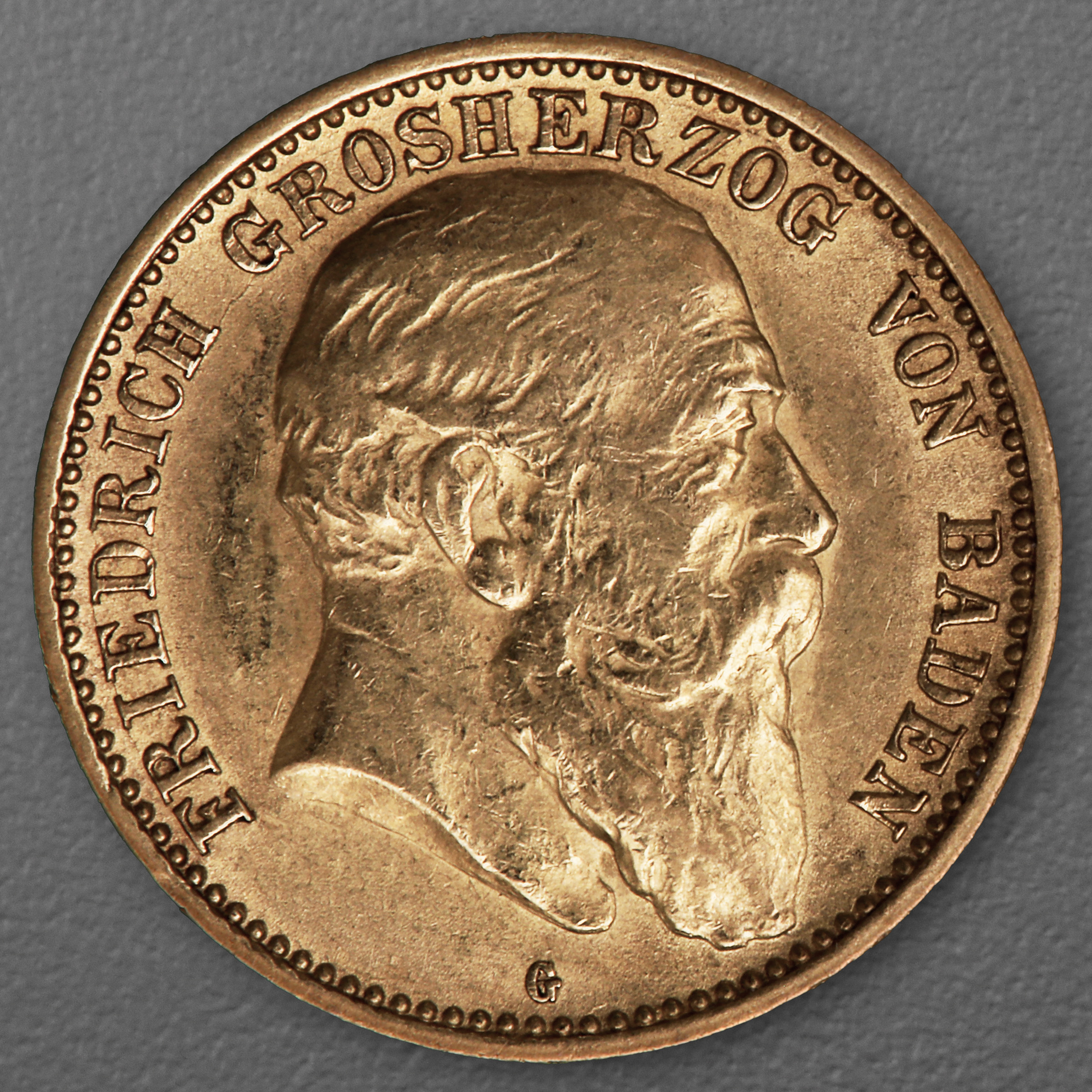Goldmünze 10 Mark "Friedrich I." 1903-G J.190 (Baden) - Hauptansicht