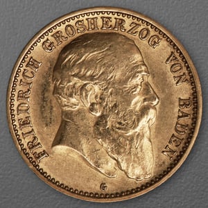 Goldmünze 10 Mark "Friedrich I." 1903-G J.190 (Baden) - Hauptansicht