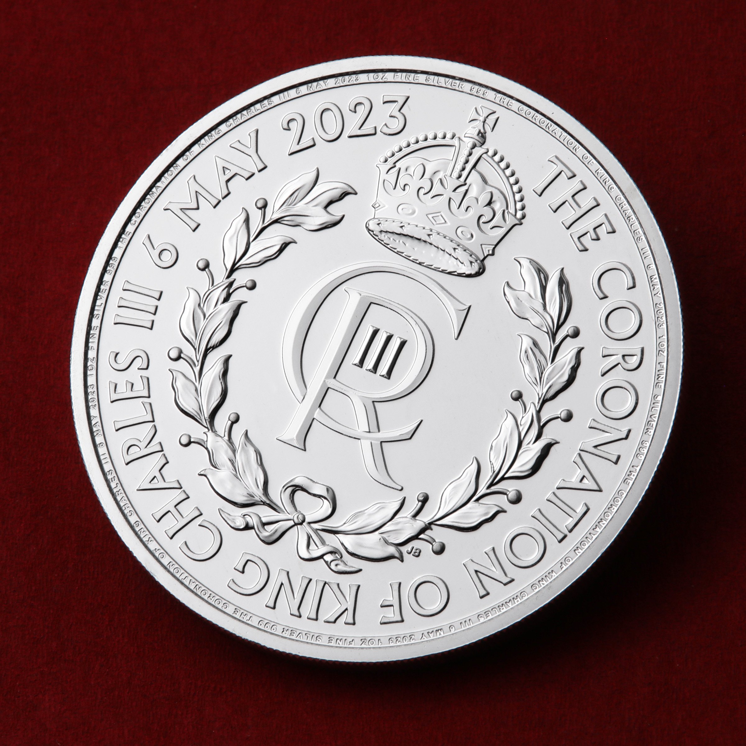 Silbermünze 1oz "Coronation Charles III." 2023 Coronation Coin 19% (Großbritannien) - Detailansicht 4