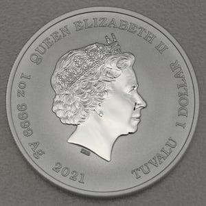 Silbermünze 1oz "Sol Lucet Omnibus" 2021 Ottifanten – Sunnyfant 19% (Tuvalu) - Miniaturansicht 2