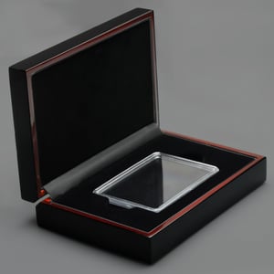 Luxus-Geschenkbox "Hochglanz schwarz" (15x10cm) - Miniaturansicht 5