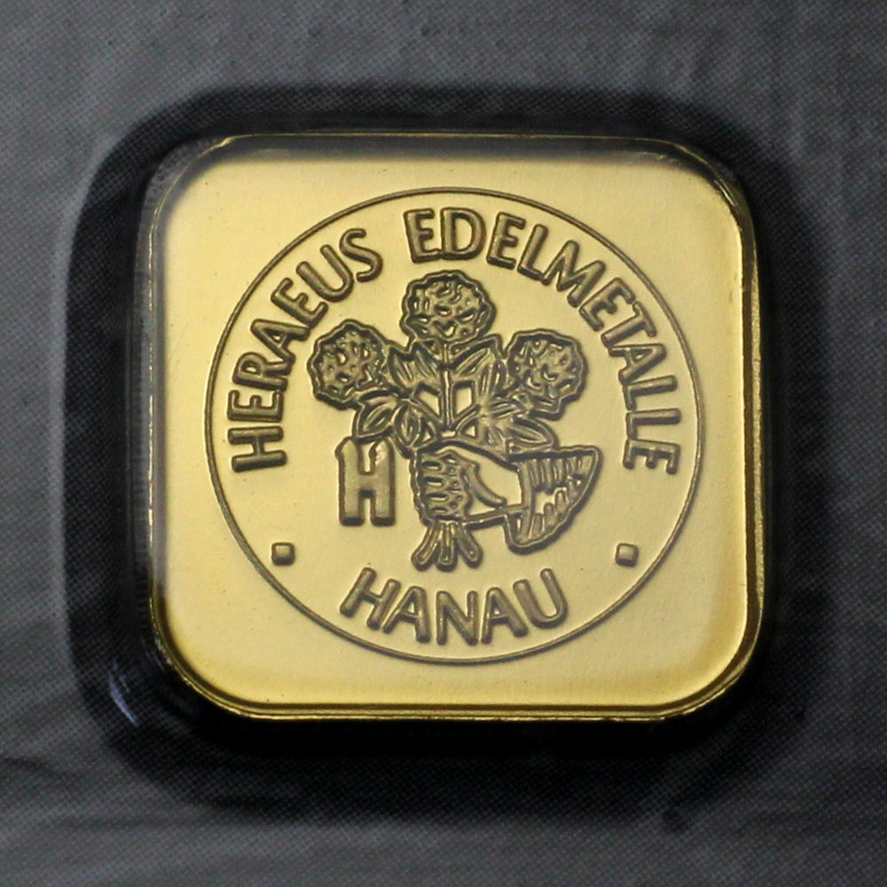Goldbarren "MultiCard" (10x 1g Gold) HERAEUS - Detailansicht 6