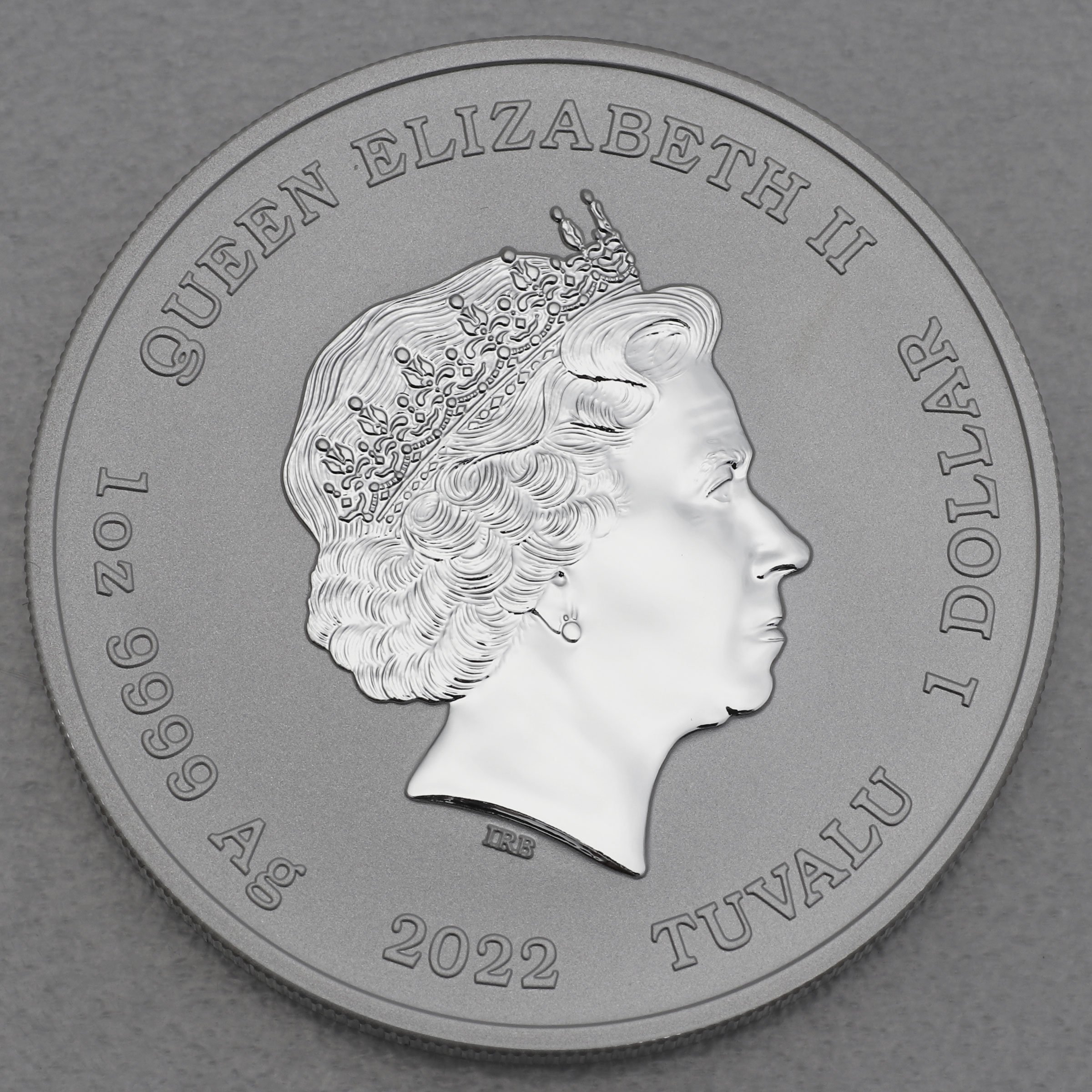 Silbermünze 1oz " Treehouse of Horror" 2022 (koloriert) The Simpsons (Tuvalu) - Detailansicht 1