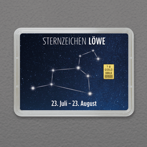 Goldbarren 1g "Sternzeichen: Löwe" (Flip) - Hauptansicht