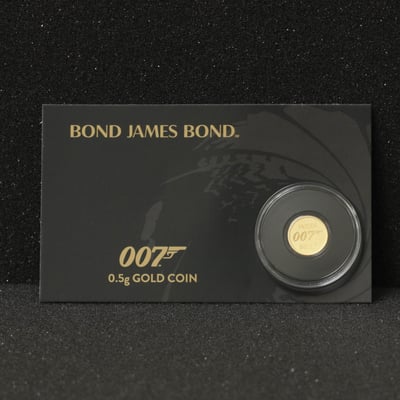Goldmünze 0,5g "007 James Bond" 2020 (Tuvalu) - Miniaturansicht 3