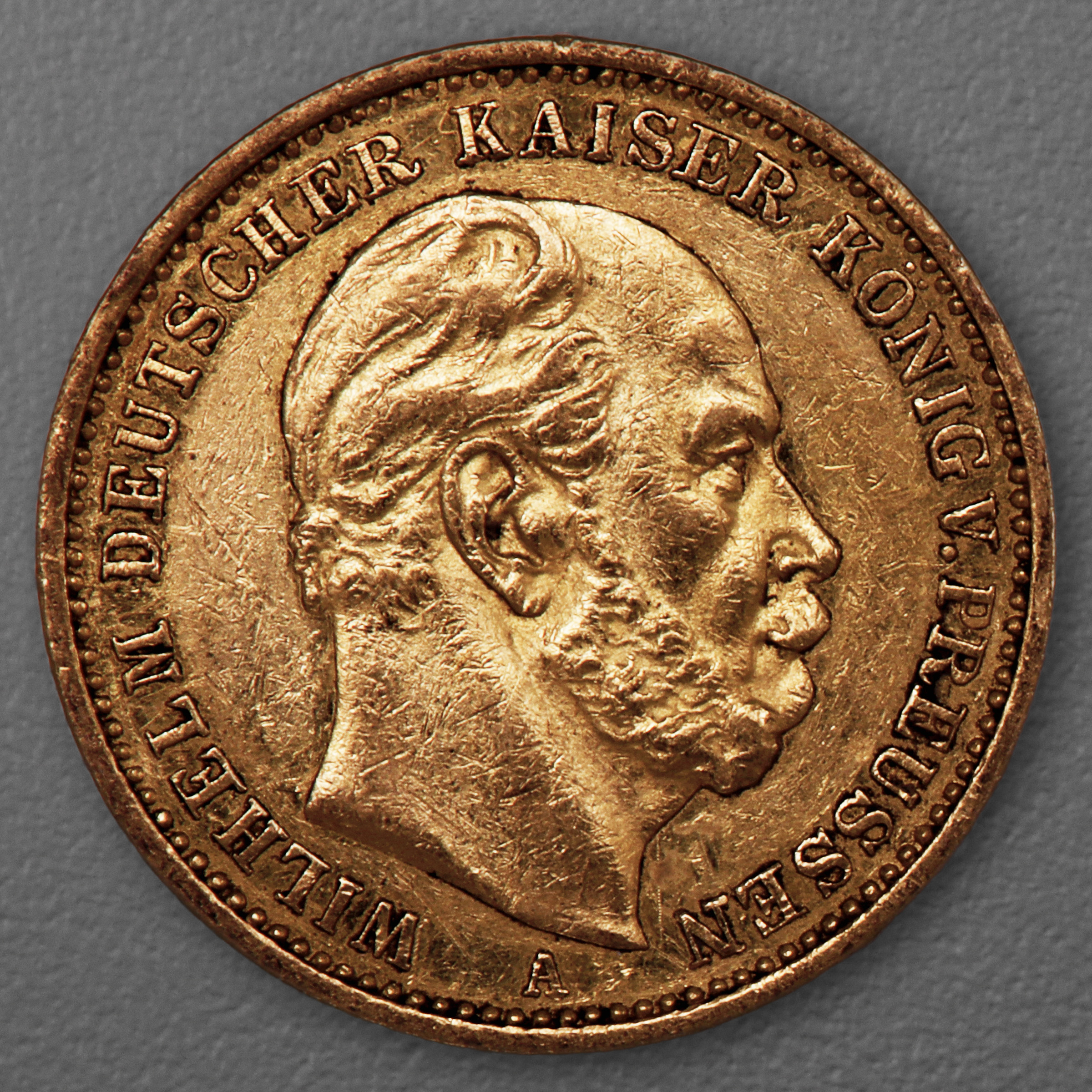 Goldmünze 20 Mark "Wilhelm I." 1879-A J.246 (Preußen) - Hauptansicht