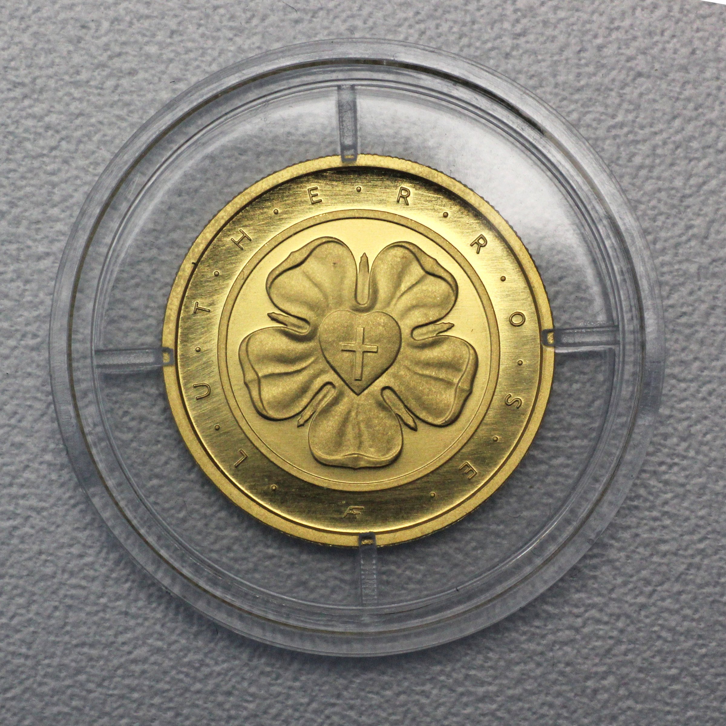 Goldmünze 50 Euro "Lutherrose" 2017 Reformation (Deutschland) - Detailansicht 2