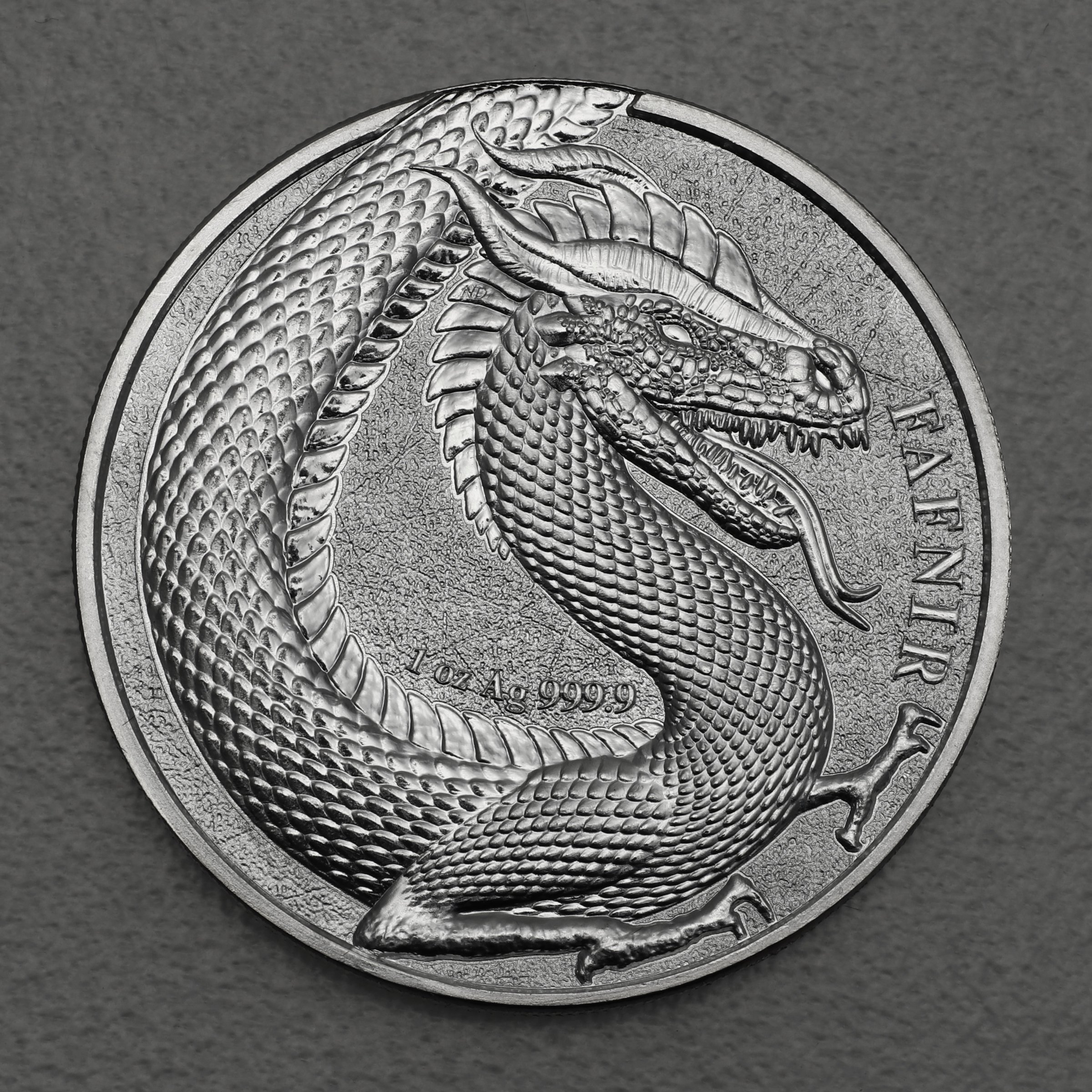 Silbermedaille 1oz "Fafnir Beast" 2020 Germania Beasts (Polen) - Hauptansicht