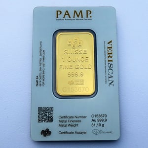 Goldbarren 1oz PAMP "Fortuna" - Miniaturansicht 2