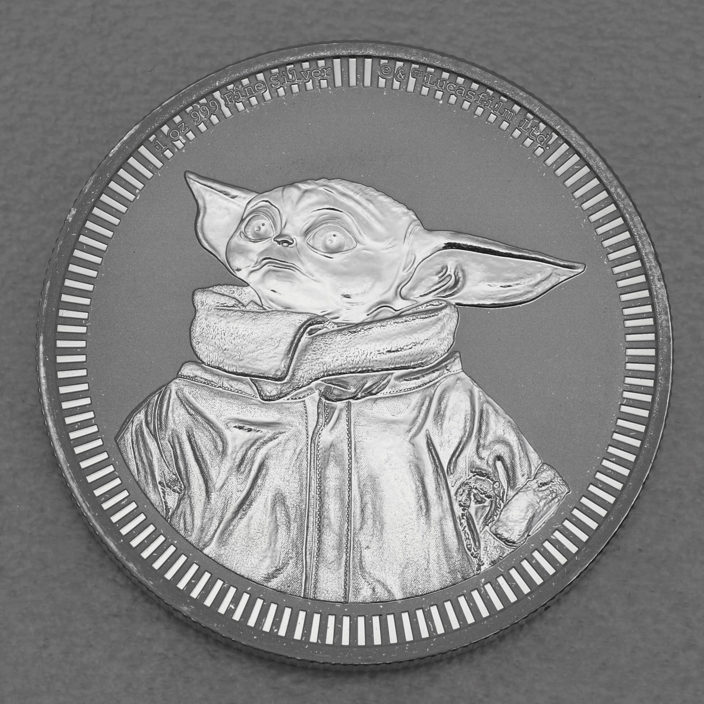 Silbermünze 1oz "Baby Yoda" 2023 Star Wars™ (Niue) - Hauptansicht